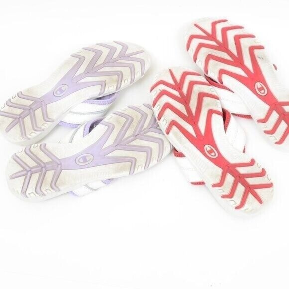 2 Pairs! Champion Thong Slip On Flip Flop Mesh Beach Sandals Women's 9 - Picture 6 of 6